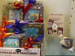 Painted Chocolate Frames