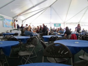 Inside the Big Tent - Food, Tickets, Festival Souvenirs