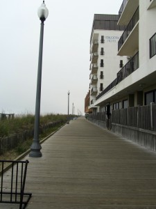 North End of the Rehoboth Beach Boardwalk.....quiet!!