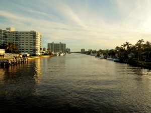 The Intracoastal, looking South.